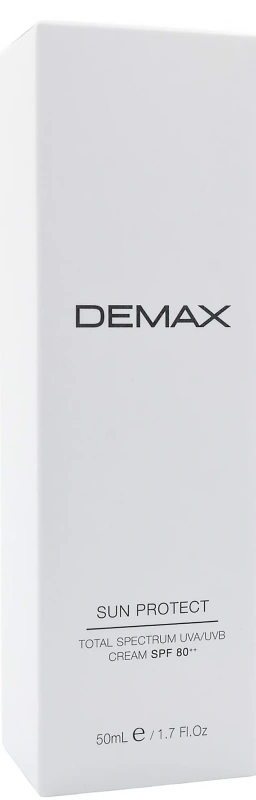 Антиоксидантний сонцезахисний водостійкий крем зволожувач SPF 80 / Demax купить