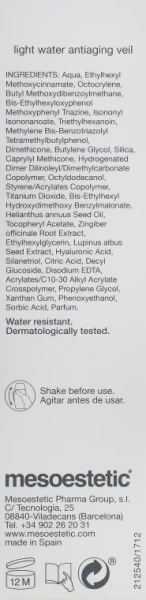 Легка антивікова сироватка вуаль /  Light water antiaging veil  SPF50+ / Mesoestetic купить