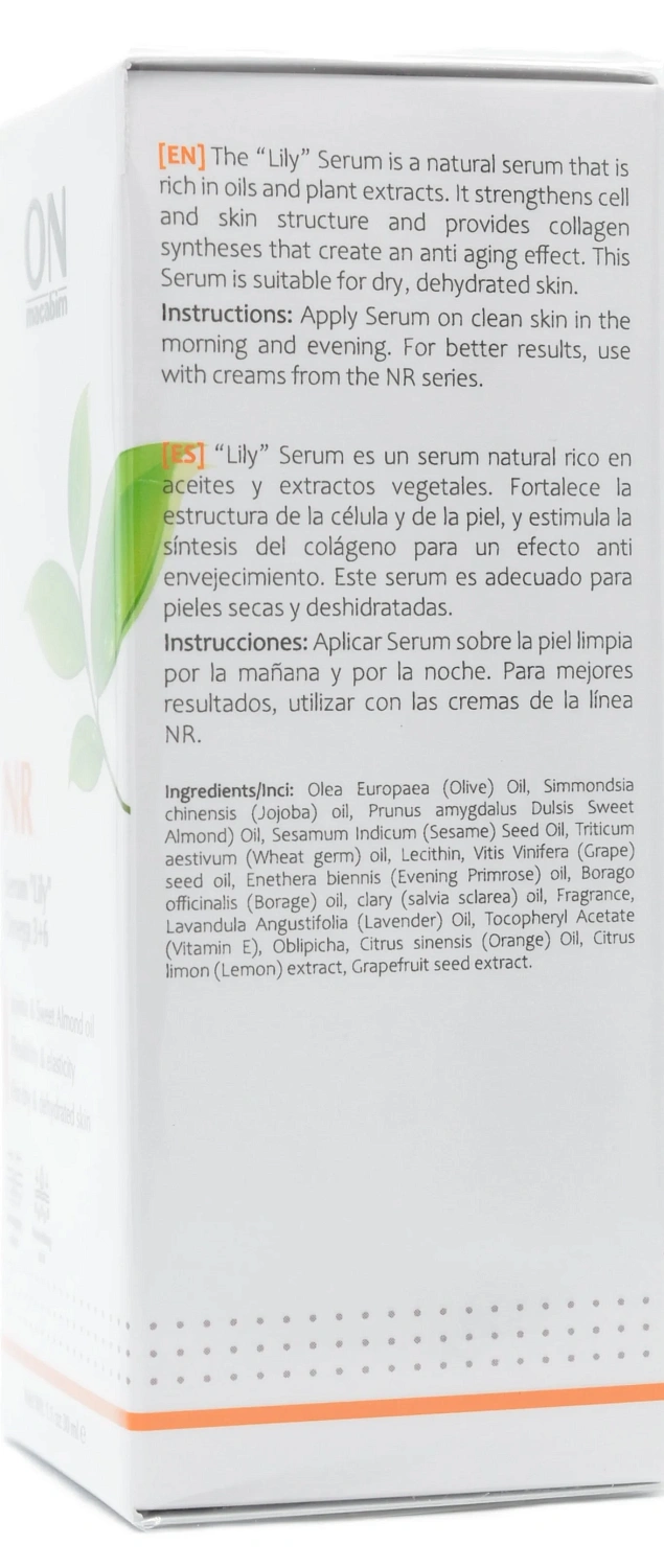 Питательная сыворотка «Лили» / NR SERUM LILI OMEGA 3 + 6 / Onmacabim