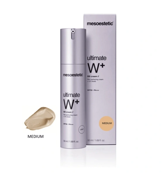 Ultimate W+ ББ крем  / Ultimate W+ BB cream SPF50 (light, medium) / Mesoestetic купить
