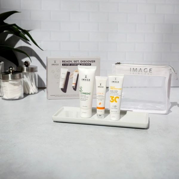Стартовий набір для обличчя Ready. Set. Discover / Facial Set Ready. Set. Discover / Image Skincare купить