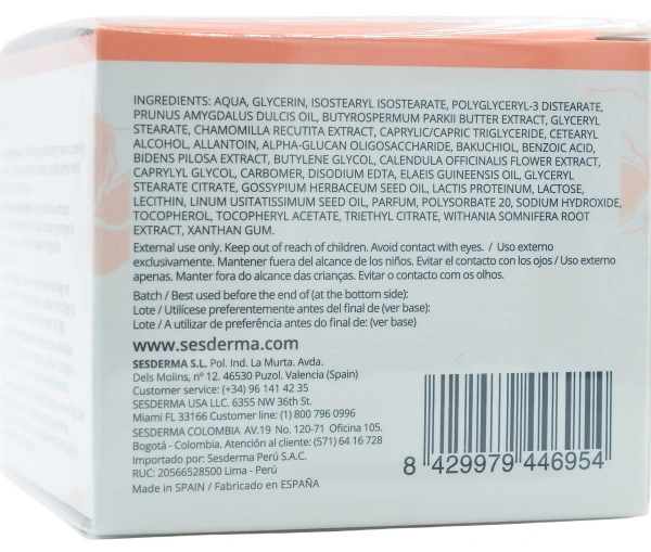 Антивіковий крем для чутливої ​​шкіри / Samay Anti-Aging Cream / Sesderma купить