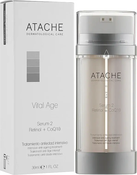Інтенсивне лікування всіх ознак старіння / Retinol Vital Age  SERUM 2 intensive ANTI-AGING / Atache