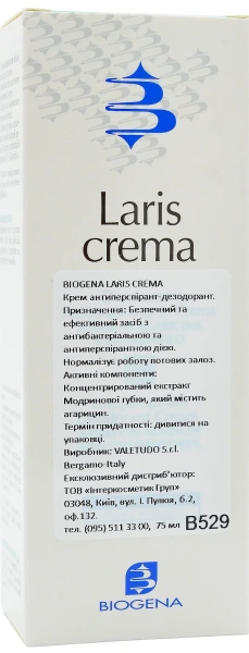 Крем антиперспірант-дезодорант / LARIS CREMA / Biogena купить