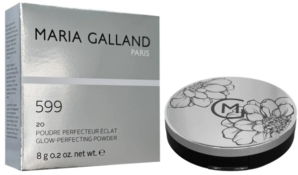 Компактная пудра в футляре с зеркалом, пуховкой / 820 (599) GLOW PERFECTING POWDER / Maria Galland Paris купить