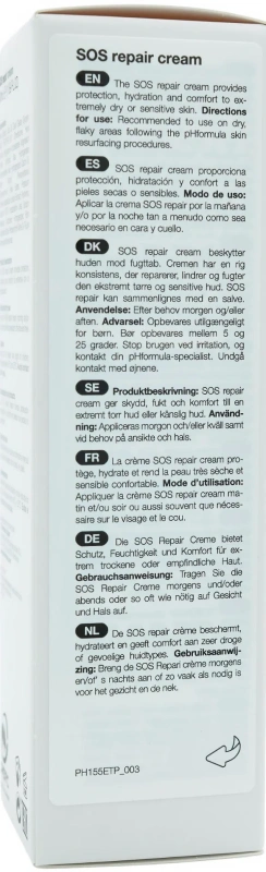 Відновлюючий крем / SOS repair cream / pHformula купить