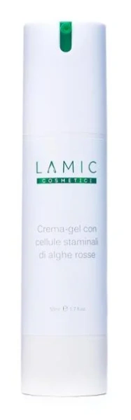 Крем-гель зі стовбуровими клітинами червоних водоростей «Crema-gel con cellule staminali di alghe rosse» / Lamic Cosmetici