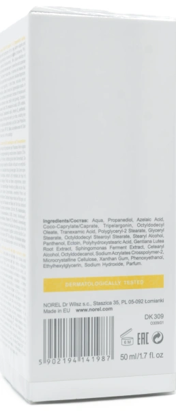 Крем с 8% азелаиновой и транексамовой кислотами / Cream With 8% Azelaic And Tranexamic Acids / Norel купить