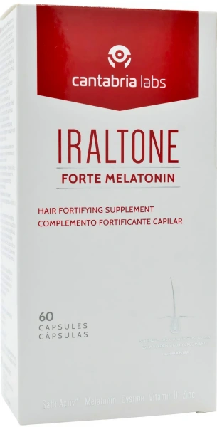 Капсули з мелатоніном для підтримки здоров’я волосся / IRALTONE FORTE MELATONIN / Cantabria Labs купить