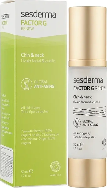 Омолоджуючий крем для овалу обличчя і шиї / FACTOR G Renew Oval Face & Neck / Sesderma