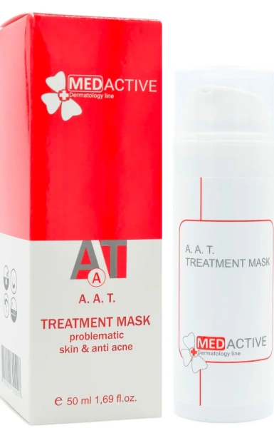 Протизапальна маска anti-acne / A. A. T. TREATMENT MASK problematic skin & anti-acne/div> ph – 6,5 / Medactive купить