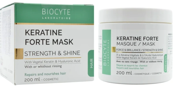 Маска для волосся з кератином / KERATINE FORTE MASQUE / Biocyte купить