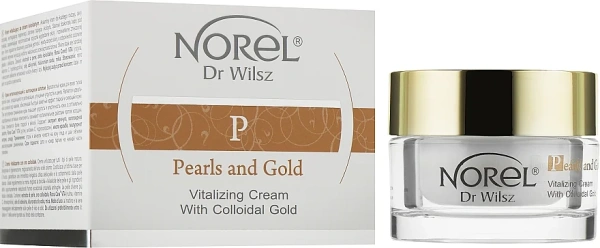 Оздоровчий крем із колоїдним золотом / Pearls and Gold – Revitalizing cream with colloidal gold / Norel купить