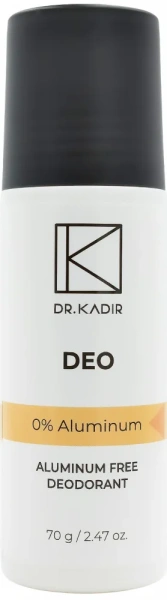 Кульковий дезодорант без алюмінію / Deodorant Roll-On Aluminum Free / Dr.Kadir