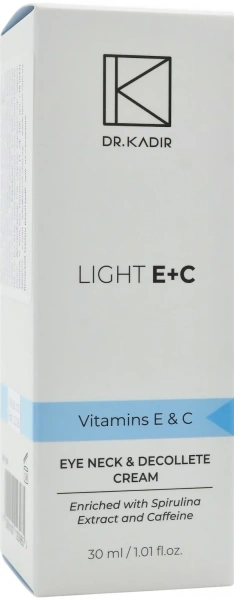 Крем для кожи вокруг глаз и декольте Лайт Е+С / Light E+C Eye Neck & Decolte Cream / Dr.Kadir купить