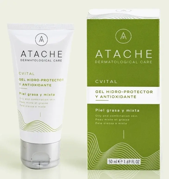 Крем-Гель гідрозахисна Антиоксидантний 24г. / C Vital Cream - Gel Oily & Combination Skin / Atache