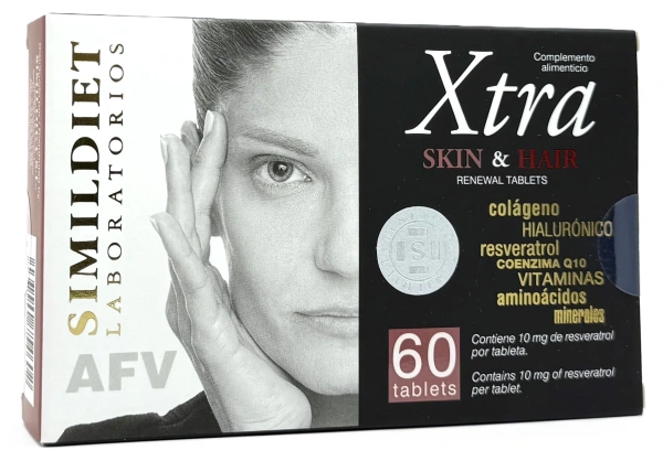 Нутрицевтик для улучшения состояния кожи и волос / Xtra Skin & Hair / Simildiet купить
