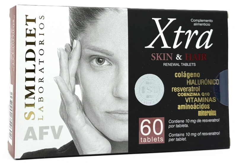 Нутрицевтик для улучшения состояния кожи и волос / Xtra Skin & Hair / Simildiet купить