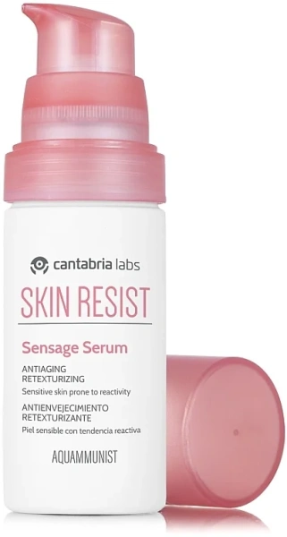 Успокаивающая антивозрастная сыворотка для чувствительной кожи / Skin Resist Sensage Serum / Cantabria Labs  купить