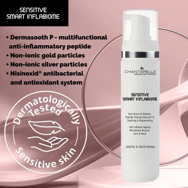 Тонизирующая пептидная пенка для чувствительной кожи / Anti-Stress & Redness Peptide Toning Foam / Chantarelle купить