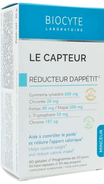 Зменшення апетиту та потягу до солодкого / LE CAPTEUR /  Biocyte купить