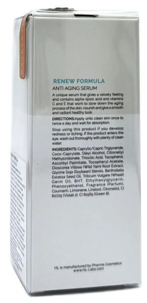 Сироватка з оксамитовою текстурою для нормальної та сухої шкіри / RENEW ANTI AGING SERUM / Holy Land купить