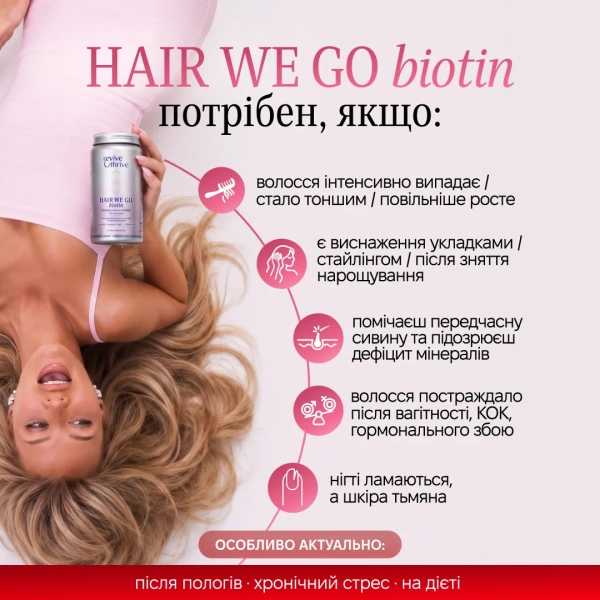 HAIR WE GO biotin – комплекс для волос / Revive & Thrive купить