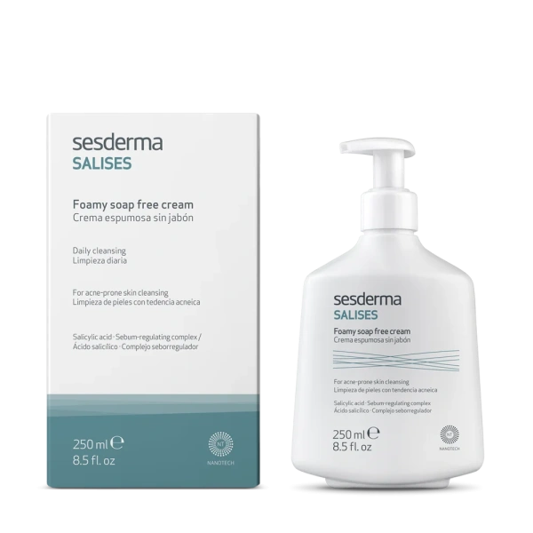 Крем для вмивання / SALISES FOAMY SOAP-FREE CREAM / Sesderma