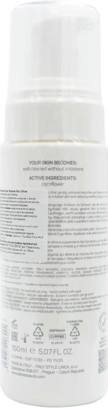 Невесомый мусс, мягко и тщательно очищает кожу / Cleansing Mousse /  Alissa Beaute купить