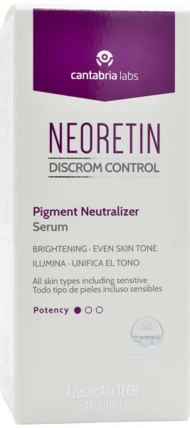 Сыворотка нейтрализатор пигмента / NEORETIN Discrom Control Pigment Neutralizer Serum / Cantabria Labs купить