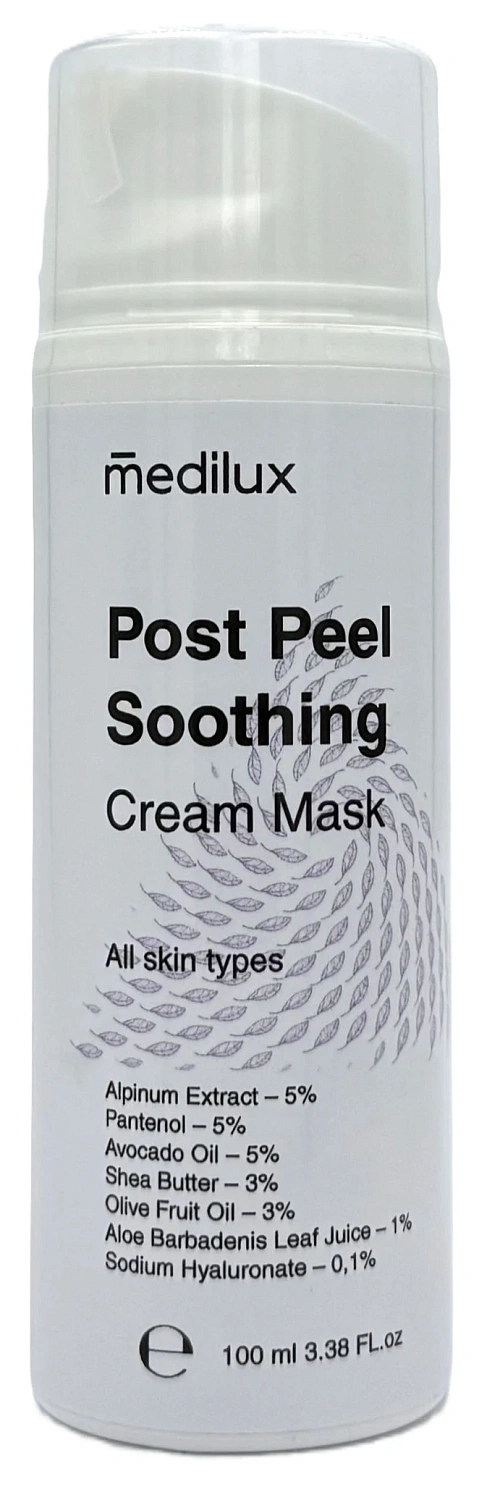 Крем-маска после пилингов успокаивающая / Post Peel Soothing Cream Mask / MEDILUX