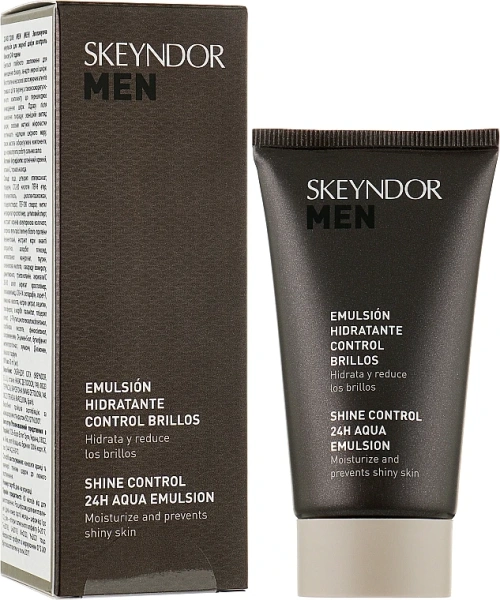 Увлажняющая эмульсия контроль блеска / Men Shine Control 24H Aqua Emulsion / Skeyndor купить