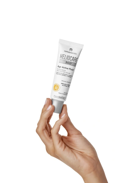 Антивіковий фотозахисний флюїд / Heliocare 360 ​​Age Active Fluid Sunscreen SPF 50 / Cantabria Labs купить
