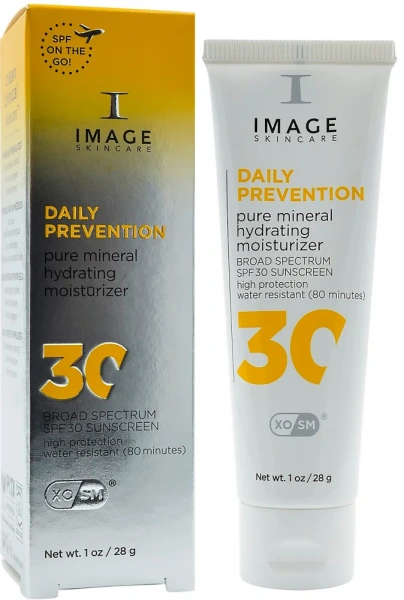 Мінеральний зволожуючий крем SPF 30 / Daily Prevention Pure Mineral Hydrating Moisturizer SPF 30 / Image Skincare
