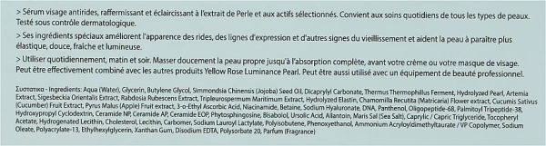 Сироватка для обличчя з перловою пудрою / Luminance Pearl Face Serum / Yellow Rose купить