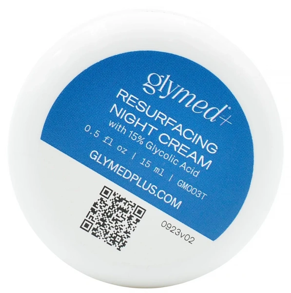 Крем із гліколевою кислотою 15% / Resurfacing Night Cream with 15% Glycolic Acid / GlyMed Plus