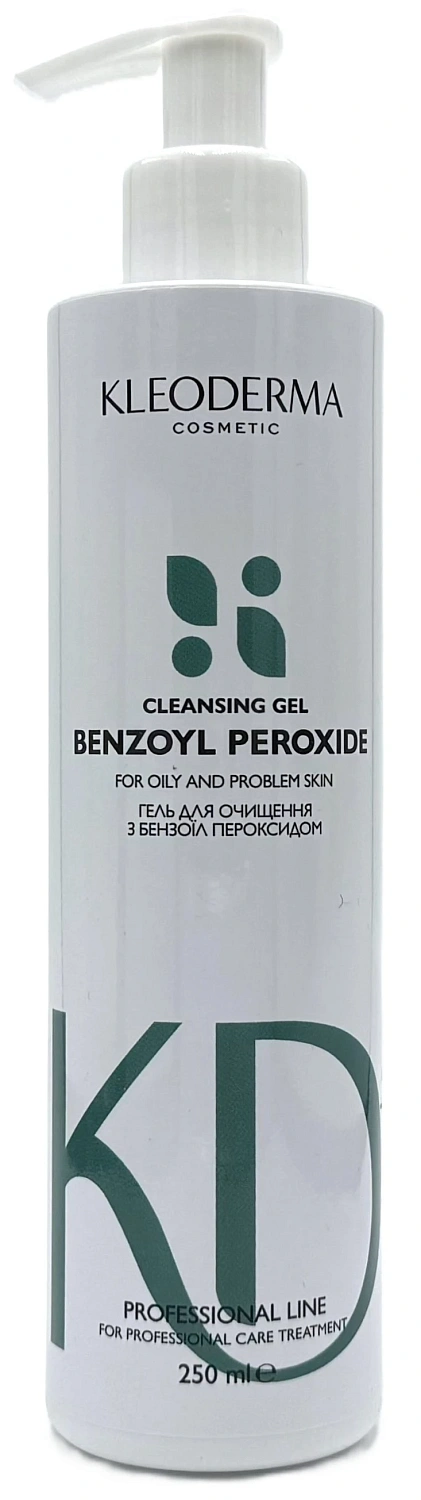 Гель с бензоил пероксидом / Benzoyl Peroxide Cleansing Gel / KleoDerma