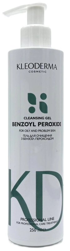 Гель с бензоил пероксидом / Benzoyl Peroxide Cleansing Gel / KleoDerma купить