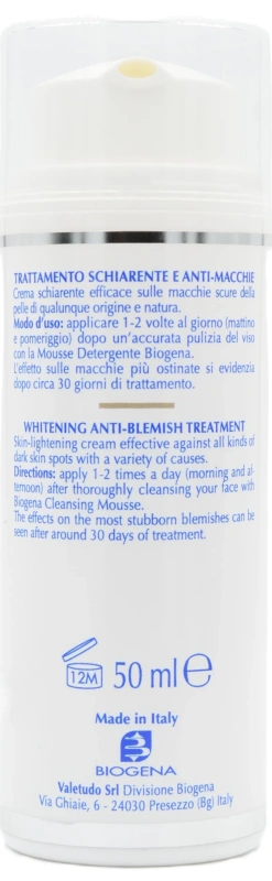 Крем осветляющий против пигментных пятен SPF20 / WHITENING / Biogena купить
