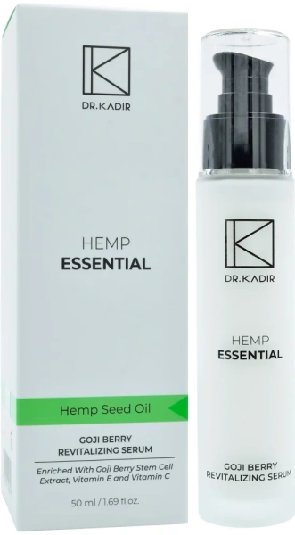 Сироватка для відновлення шкіри з ягодами / Hemp Goji revitalising serum / Dr.Kadir