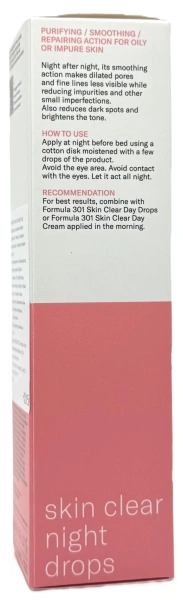 Ночной лосьон для жирной кожи SKIN CLEAR / 301 SKIN CLEAR NIGHT DROPS / Histomer купить