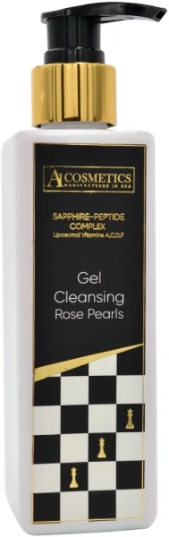 Гель для вмивання з рожевими перлинами / gel cleansing rose pearls / pHarmika