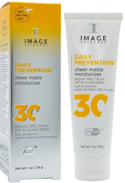 Матовий зволожуючий крем SPF 30 / Daily Prevention Sheer Matte Moisturizer SPF 30 / Image Skincare
