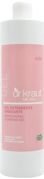 Очищуючий зволожуючий гель з морським колагеном / Moisturising cleansing gel / Dr.Kraut