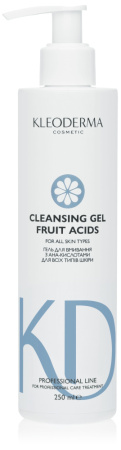 Гель для умывания с АНА кислотами / Cleasing Gel Fruit Acids / KleoDerma купить