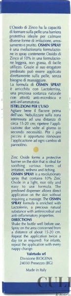 Спрей від пітниці і попрілостей (Zinc+Lactoferrin) / Osmin SPRAY / Biogena купить