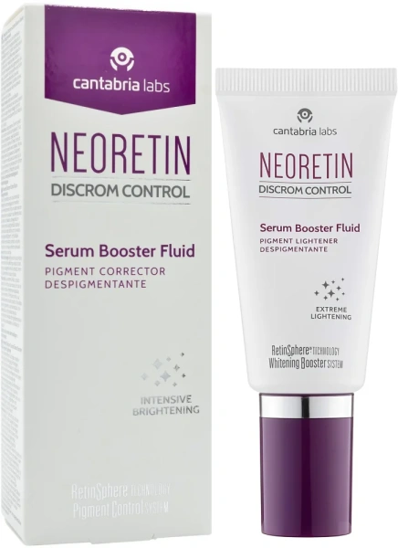Освітлююча сироватка-бустер для обличчя / Neoretin Serum Booster Fluid / Cantabria Labs купить