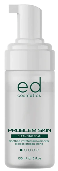 Очищаюча пінка для проблемної шкіри / PROBLEM SKIN CLEANSING FOAM / ED Cosmetics