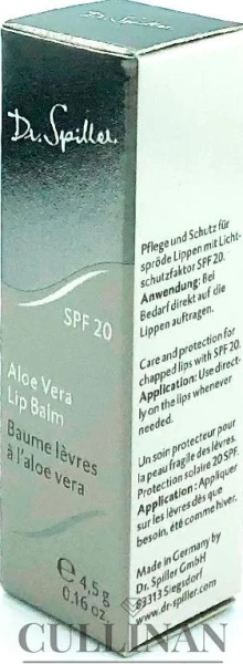 Бальзам для губ с экстрактом Алоэ Вера / ALOE VERA LIP BALM / Dr. Spiller купить