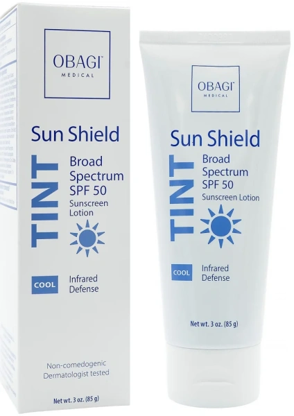 Тонований сонцезахисний крем із холодним відтінком / TINT BROAD SPECTRUM SPF 50 COOL / Obagi Medical